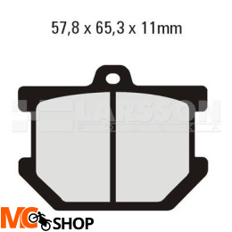 Klocki hamulcowe EBC (2 szt.) FA034 4100156 Yamaha XS 400, SR 500, XV 1000