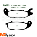 Klocki hamulcowe EBC FA375HH ( 2 szt.) 4102484 Honda CBR 125 Klocki hamulcowe EBC FA375HH ( 2 szt.) 4102484 Honda CBR 125