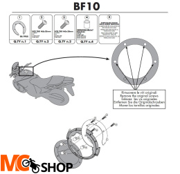 Givi BF10 Pierścień mocujący tanklock Suzuki DL