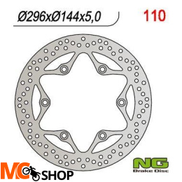 NG TARCZA HAMULCA PRZÓD HONDA CB 500, CBF 500/600, VFR 750, VT 750 C, CBR 1000 NG110