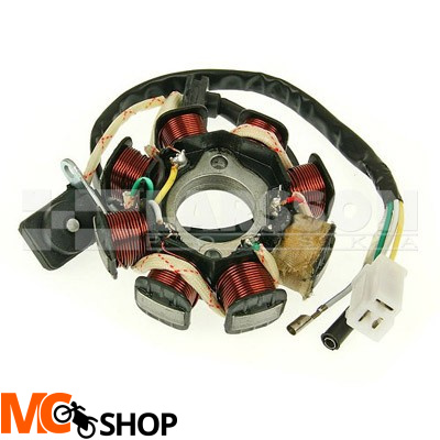 Stojan alternatora QMB 139 3-pinowa 1294020 Ering Tanco 50, Aiyumo Capri 50, BT49QT, YY50QT, Buffalo/Quelle RS