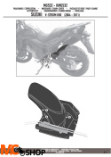 GIVI MG532 BŁOTNIK TYLNY SUZUKI DL 650 V-STROM (04 > 11) GIVI MG532 BŁOTNIK TYLNY SUZUKI DL 650 V-STROM (04 > 11)