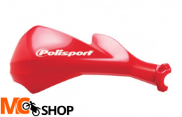 Komplet osłon kierownicy Polisport Sharp [czerwony]