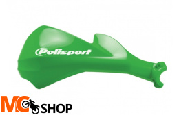 Komplet osłon kierownicy Polisport Sharp [zielony]