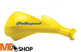 Komplet osłon kierownicy Polisport Sharp [żółty]