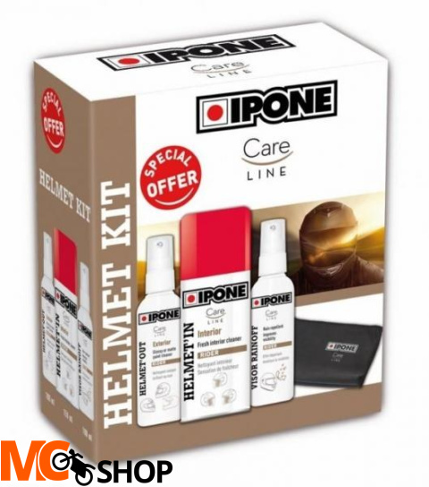 IPONE HELMET KIT - ZESTAW DO PIELĘGNACJI KASKU