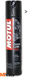 MOTUL C2+ ROAD+ 400ML smar do łańcucha w sprayu (biały) MOTUL C2+ ROAD+ 400ML smar do łańcucha w sprayu (biały)