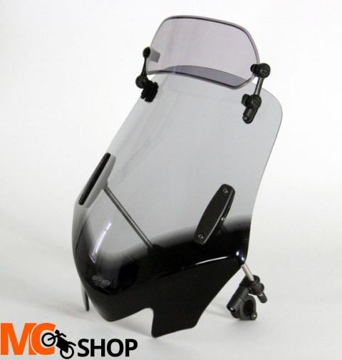 Uniwersalna szyba MRA do motocykli bez owiewek, forma - VFXSZ1 (przyciemniana)
