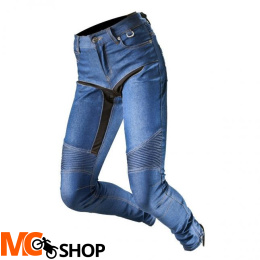 SHIMA JESS BLUE JEANSY MOTOCYKLOWE damskie