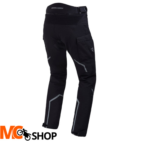 REBELHORN SPODNIE TEKSTYLNE HARDY II BLACK REBELHORN SPODNIE TEKSTYLNE HARDY II BLACK