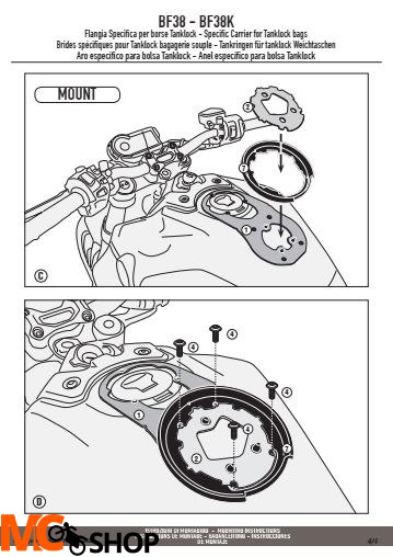 GIVI BF38 MOCOWANIE TANKLOCK HONDA CB 1000 R (18)