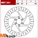 TRW Tarcza hamulcowa MST231 SUZUKI VS 800 GL Intru