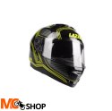 LAZER Kask Integralny RAFALE Darkside Czarny Żółty
