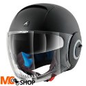 Kask otwarty SHARK NANO BLANK kolor czarny/matowy Kask otwarty SHARK NANO BLANK kolor czarny/matowy