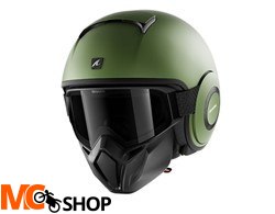 SHARK Kask otwarty STREET-DRAK BLANK mat/zielony SHARK Kask otwarty STREET-DRAK BLANK mat/zielony