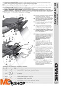 STELAŻ KUFRA TYŁ SHAD BMW F800S - 09/15 STELAŻ KUFRA TYŁ SHAD BMW F800S - 09/15