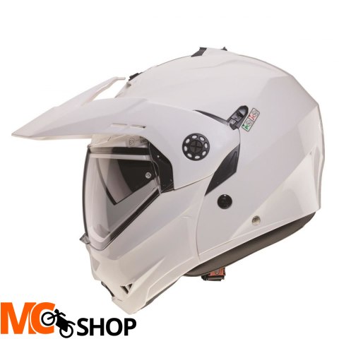 CABERG KASK SZCZĘKOWY FLIP-UP ENDURO TOURMAX BIAŁY