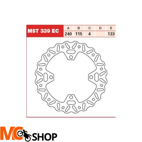 TRW Tarcza hamulcowa TRW MST339EC KAWASAKI	KX 250