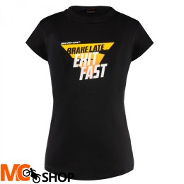 SHIMA T-SHIRT CODZIENNY FASTER LADY BLACK