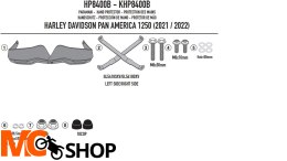 GIVI DODATKOWE HANDBARY HARLEY DAVIDSON Pan Americ