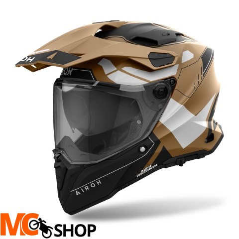 AIROH KASK INTEGRALNY COMMANDER 2 REVEAL SAND MATT AIROH KASK INTEGRALNY COMMANDER 2 REVEAL SAND MATT