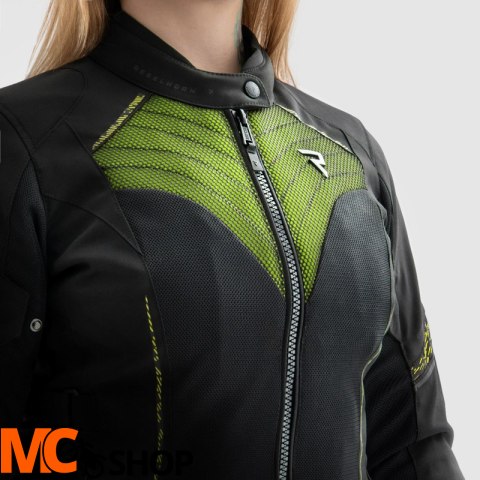 REBELHORN KURTKA TEKSTYLNA JAX LADY BLACK/FLUO YEL