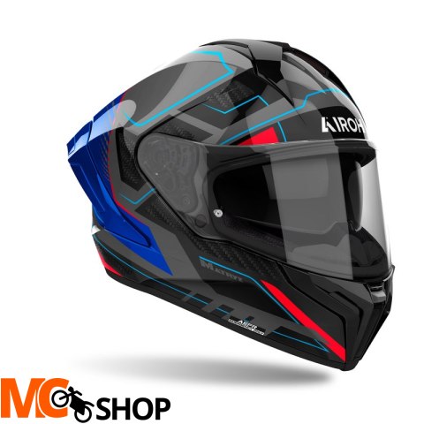 AIROH KASK INTEGRALNY MATRYX ROCKET BLUE/RED GLOSS AIROH KASK INTEGRALNY MATRYX ROCKET BLUE/RED GLOSS